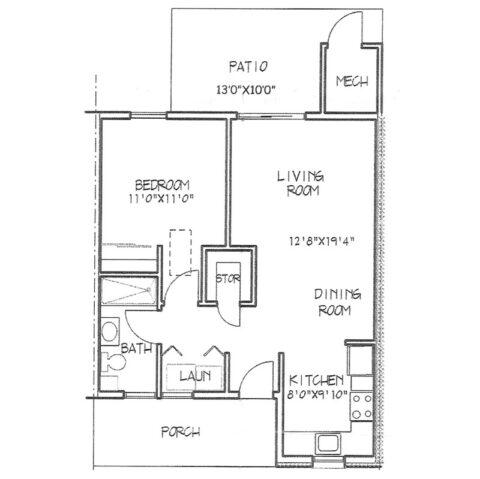Chateau floor plan